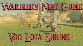 Recital at Warblers Nest Shrine Quest Guide Zelda Breath of The Wild [upl. by Irim]