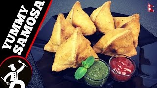 SAMOSA recipe  Everything explained  How to make Perfect SAMOSA with easy steps🍴 70 [upl. by Waddle]