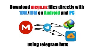 Download meganz file directly with 1DMIDM in android or PC [upl. by Ambrosia]