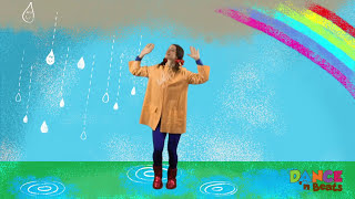 Preschool Learn to Dance Drip Drop Rain [upl. by Huai]