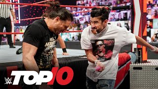 Top 10 Raw moments WWE Top 10 Feb 1 2021 [upl. by Ezar705]