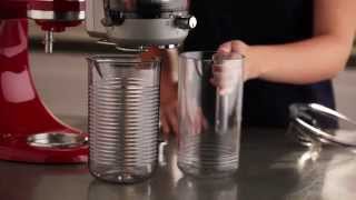 How To Set Up the Juicer amp Sauce Attachment  KitchenAid [upl. by Sander]