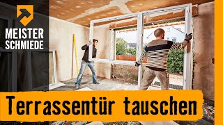 Terrassentür tauschen  HORNBACH Meisterschmiede [upl. by Jocko797]