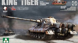 Building the New 135 Takom King Tiger with full interior part 1 Henschel zimmerit [upl. by Bratton364]