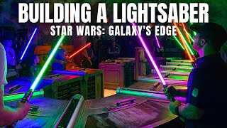 Building a Lightsaber at Walt Disney World  Savi’s Workshop Full Experience [upl. by Jemma]