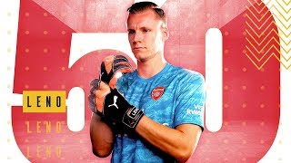 Bernd Leno  50 appearances  50 best saves compilation [upl. by Ahsinyt]