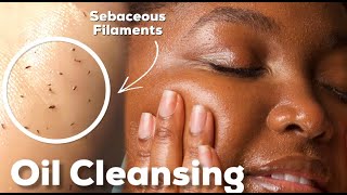 ESTHETICIAN APPROVED OIL CLEANSING GUIDE FOR ALL SKIN TYPES  ACNE OILY DRY COMBO [upl. by Eelirak566]