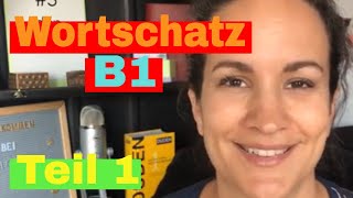 🇩🇪 Wortschatz B1  Teil 1  Alle Wörter die du brauchst [upl. by Kelsey]