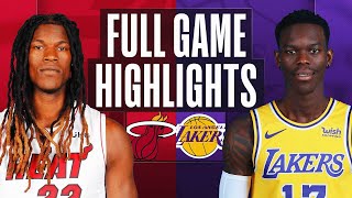 HEAT at LAKERS  FULL GAME HIGHLIGHTS  January 4 2023 [upl. by Aldin]