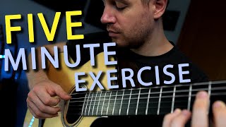 The Perfect Fingerpicking Guitar Exercise For a FIVE MINUTE Practice [upl. by Griffiths3]