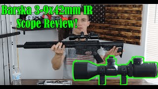 Barska 39x42mm Rifle Scope Full Review [upl. by Simaj]