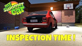 Inspection Time  My Summer Car Gameplay EP 9 [upl. by Londoner]