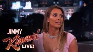 Kim Kardashian on Jimmy Kimmel Live PART 1 [upl. by Harima]