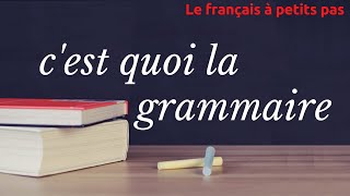 cest quoi la grammaire [upl. by Sunshine]