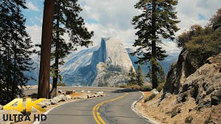 Yosemite National Park Scenic Drive to Glacier Point amp Tioga Pass 4K  California  Yosemite Hiking [upl. by Esther]