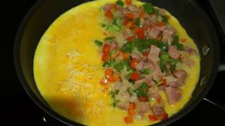 Western Omelet Easy Step By Step Chef [upl. by Falito]