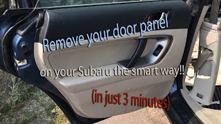 How to remove your Subaru door panel in just 3 minutes [upl. by Buckler]