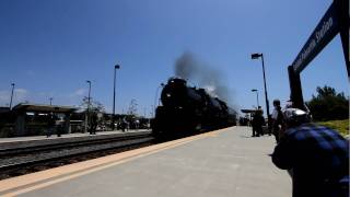 Santa Fe 484 Steam Locomotive 3751 High Speed Pass in 1080p [upl. by Bendicty]