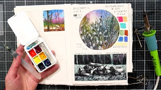 Sketching Palette Made from Roadside Trash [upl. by Llennoj]