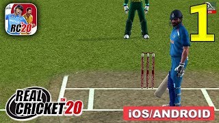 Real Cricket 20 Gameplay Walkthrough Android iOS  Part 1 [upl. by Sevart]