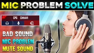 How Solve Mic And Sound Problem In Free Fire  Free Fire Mute Sound And Mic On Mic Off Problem [upl. by Nylsirk]