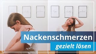 Nackenschmerzen lösen  5 Übungen für sofortige Entspannung [upl. by Heywood910]