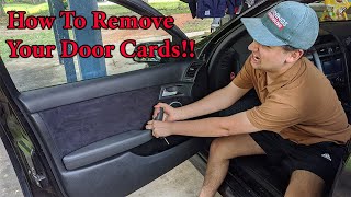 How to Remove a VE Holden Commodore Door Card [upl. by Damle]