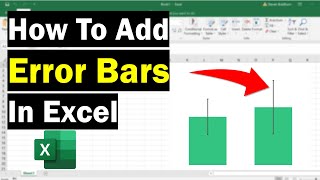 How To Add Error Bars In Excel Custom Error Bars [upl. by Cirri]