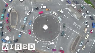 See How an Insane 7Circle Roundabout Actually Works  WIRED [upl. by Ahsiekar]