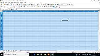 Remove gridlines in Open Office Spreadsheet [upl. by Emersen]