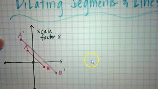 Dilating Segments amp Lines [upl. by Arsi]