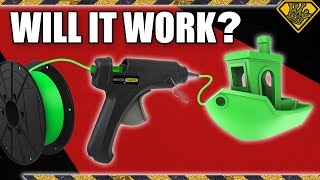 Turning a Glue Gun Into a 3D Printer [upl. by Llewol]