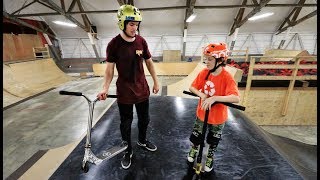 Ryan Williams VS 12 Year Old Scooter Kid  Game of SCOOT [upl. by Drexler436]