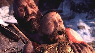 God of War PS4  All Baldur Boss Fights [upl. by Veronike]