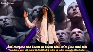 Lyrics  Vietsub Lorde  Royals Live at Grammy Nominations Concert 2013  Lorde Vietnam [upl. by Lorry473]