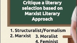 English 10 Quarter 3 Week 4 Marxist Literary Approach  Marxist Criticism [upl. by Aivekahs706]