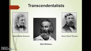 Transcendentalism Notes [upl. by Edecrem]