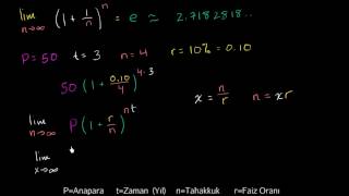 Sürekli Bileşik Faizi Hesaplama Formülü Finans ve Sermaye Piyasaları [upl. by Nyvek957]