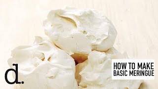 Basic Meringue Recipe  delicious Magazine [upl. by Leonore]