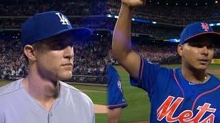 LADNYM Gm3 Utley booed Tejada cheered in intros [upl. by Casady]