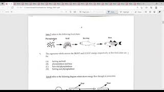 CXCCSEC BIOLOGY 2020 PAPER 1 [upl. by Loresz286]