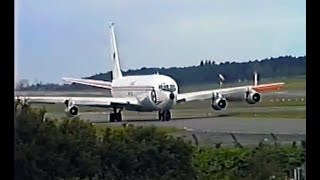 Canadian Airforce 707 Prestwick Airport HS748 C130 [upl. by Yeltsew]