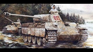 2 SS Panthers vs 21 US Shermans [upl. by Ococ]