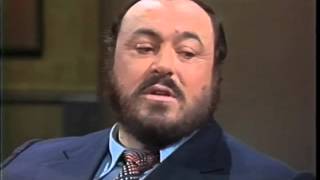 Luciano Pavarotti on Letterman October 26 1982 [upl. by Esinert]