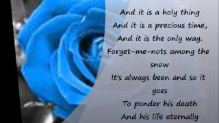 Christy MooreLyricsBright Blue Rose [upl. by Kathryne198]