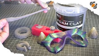 Foam Clay  How to Sculpt Cast Carve amp Paint [upl. by Nevets]