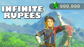 How to do the Infinite Rupee Glitch in Zelda BoTW [upl. by Hachman]