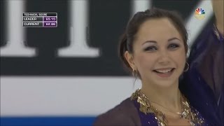 2015 Worlds  Elizaveta Tuktamysheva FS NBC [upl. by Ullman227]