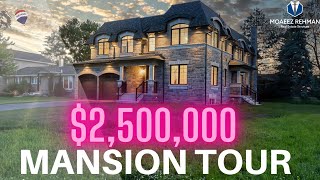 INSIDE a luxury home in Toronto 25 Million CUSTOM HOME in Toronto 368 Small Crescent REMAX [upl. by Masha]