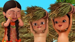 Dagudu Moothalu  Telugu Rhymes for Children  Infobells [upl. by Ipoillak]